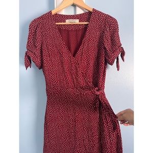 Red and White Polka Dot Romper